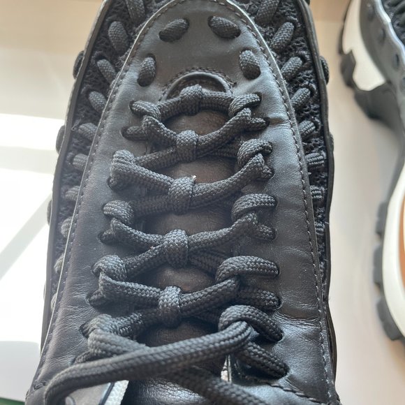 Ermenegildo Zegna Couture Leather Sneakers Shoes Black US Italy - Picture 7 of 10